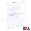 1/8″ Clear Acrylic Sign Blanks without Holes – Polished Edges