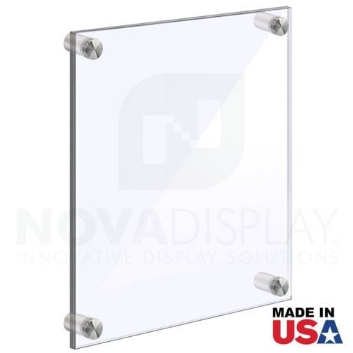 Wall Mounted/Floating Acrylic Frames with Standoffs