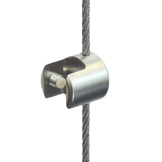 8MM Wire rope cable Panel Clamps Panel support DOUBLE Cable Display Systems 